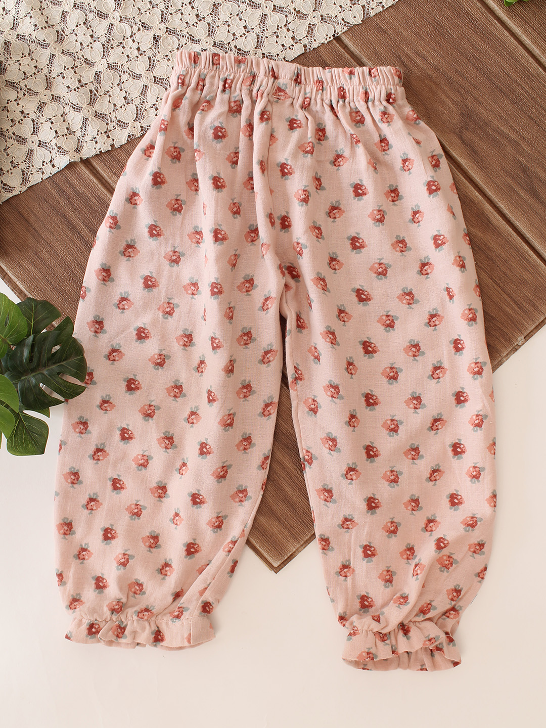 Floral Printed Coord Set - Beige