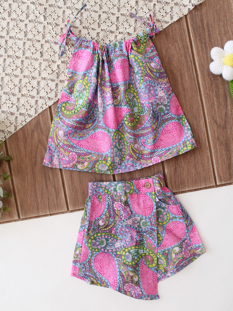 Image of Printed Coord Set - Multicolor