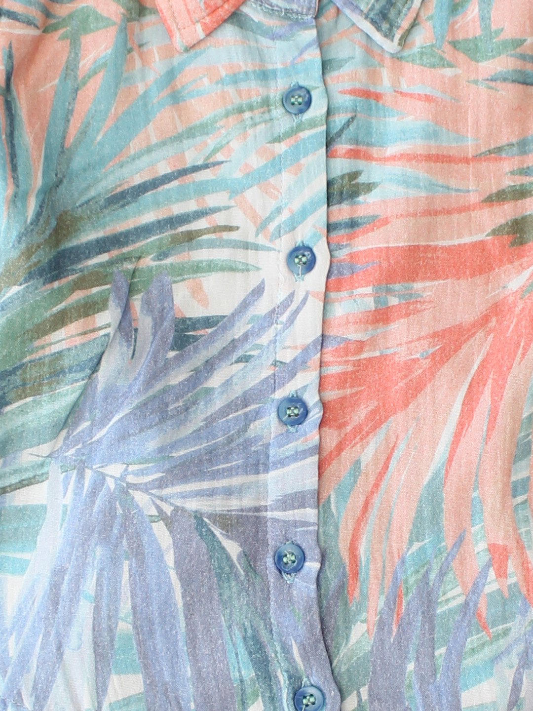 Qvink Half Sleeves Printed Coordinating Shirt & Shorts Set - Multicolor