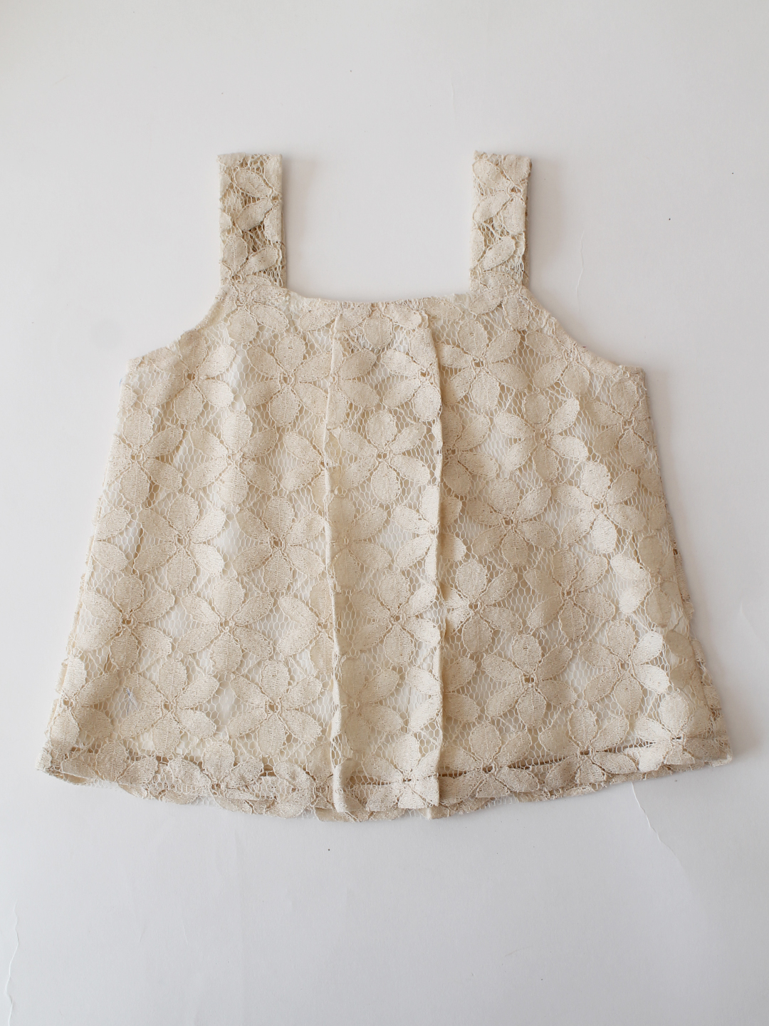 Qvink Sleeveless Coordinating Top & Pant Set - Cream