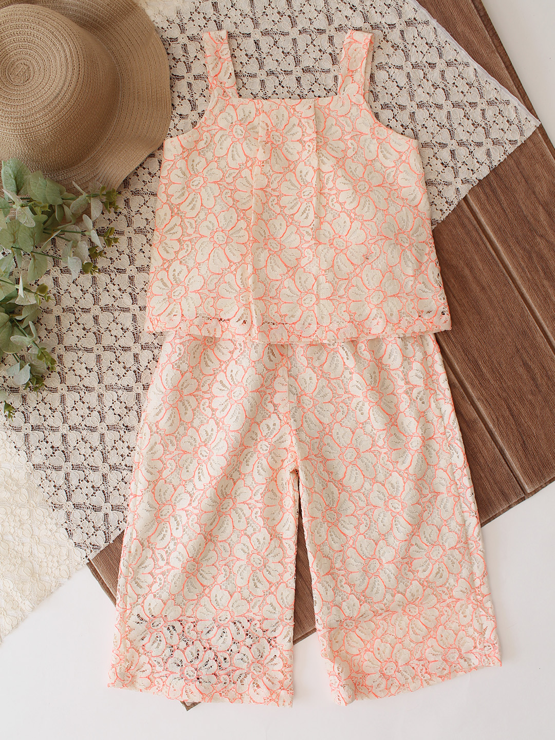 Girls Coord Set - Cream