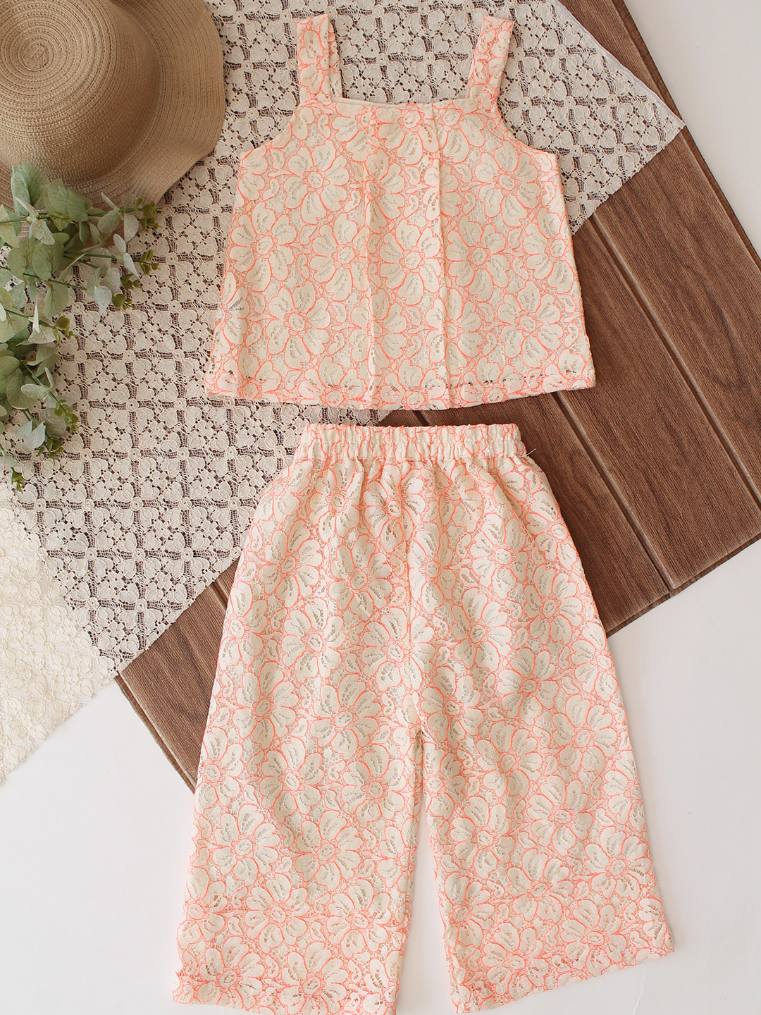 Girls Coord Set - Cream