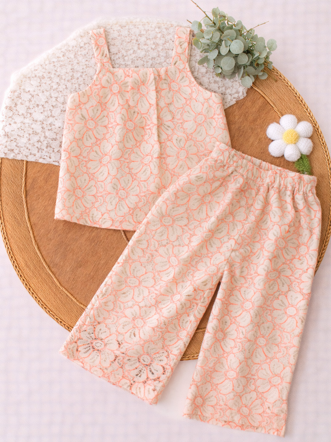 Girls Coord Set - Cream