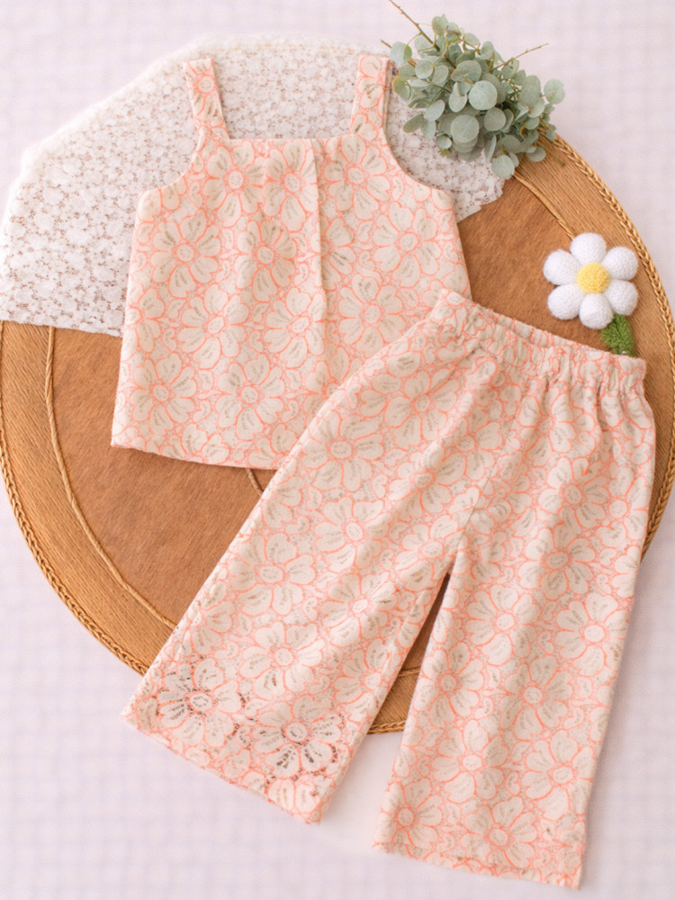 Image of Girls Coord Set - Cream