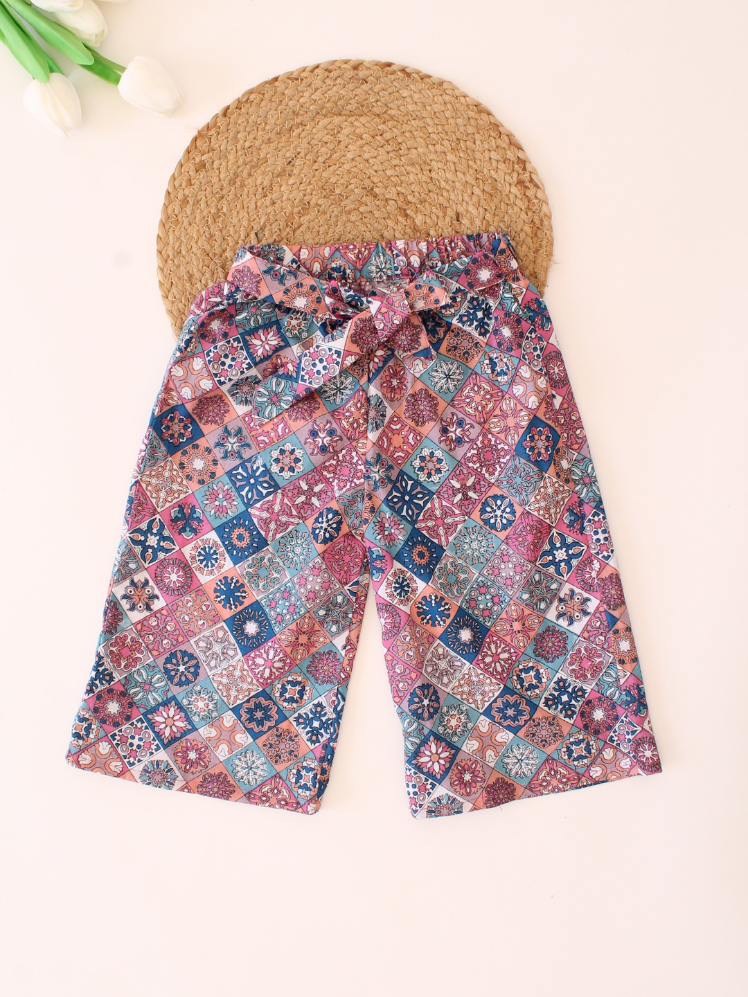 Cotton Printed Collar Detail Summer Co ord Set