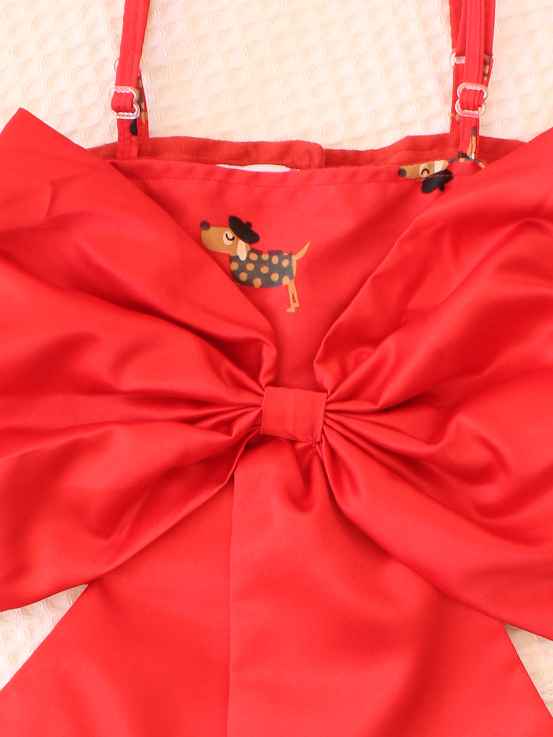 Girls Satin Big Bow Top with Flared Skirt Co ord Set