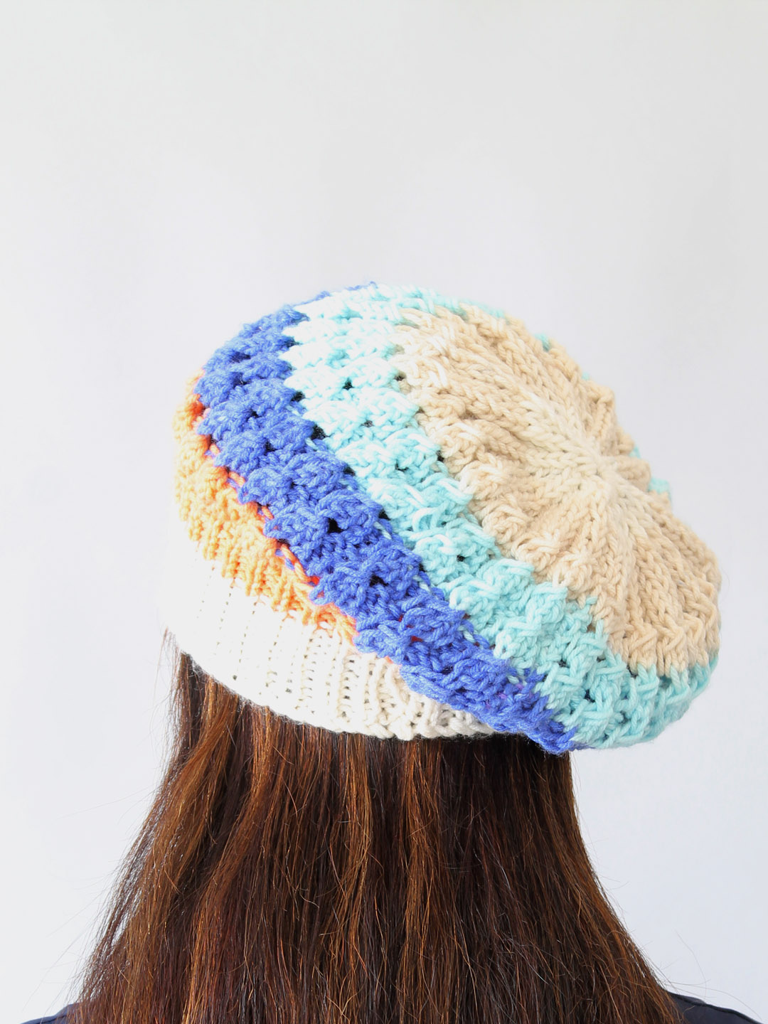 Slouchy Winter Beanie Cap for Women - Multicoloured