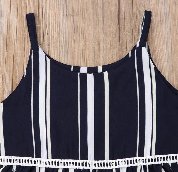 Striped Culottes Set