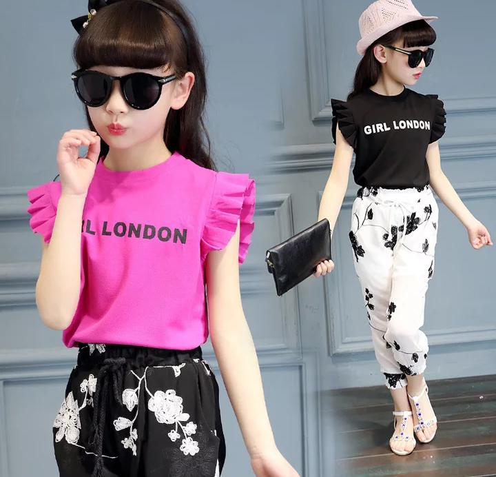 Stylish Embroidered Pants Set