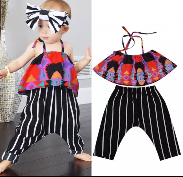 Image of Stylish Hem Pants set
