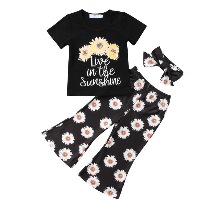 Sunflower Set With Headband