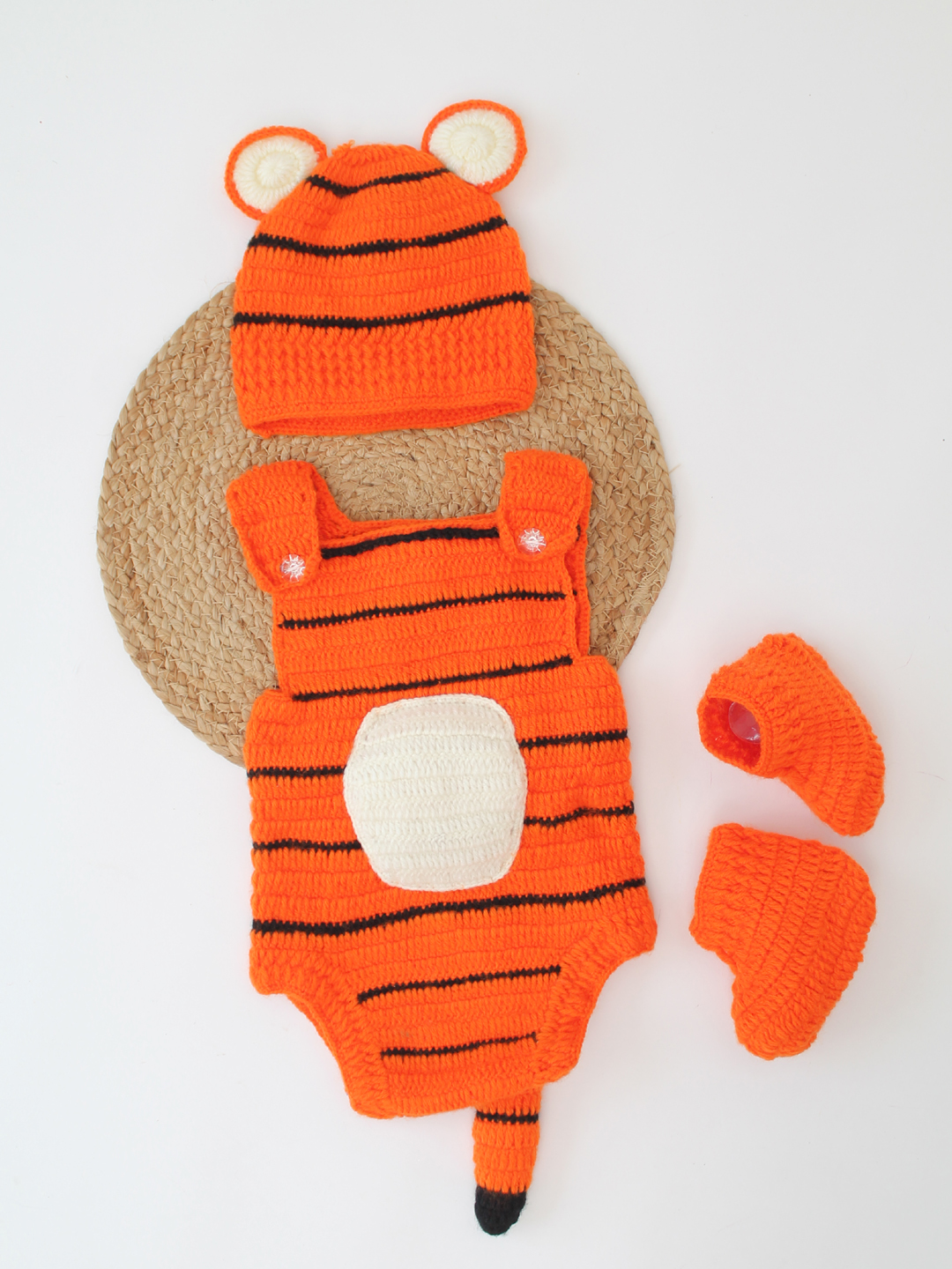 Tiger Design Infant Photoprop - Orange Animal Photo Props
