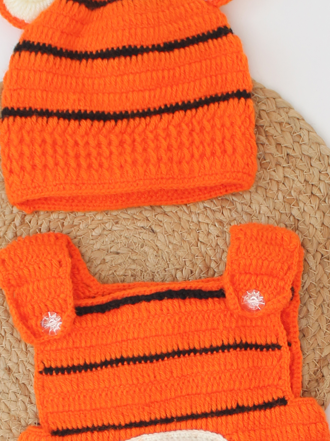 Tiger Design Infant Photoprop - Orange Animal Photo Props