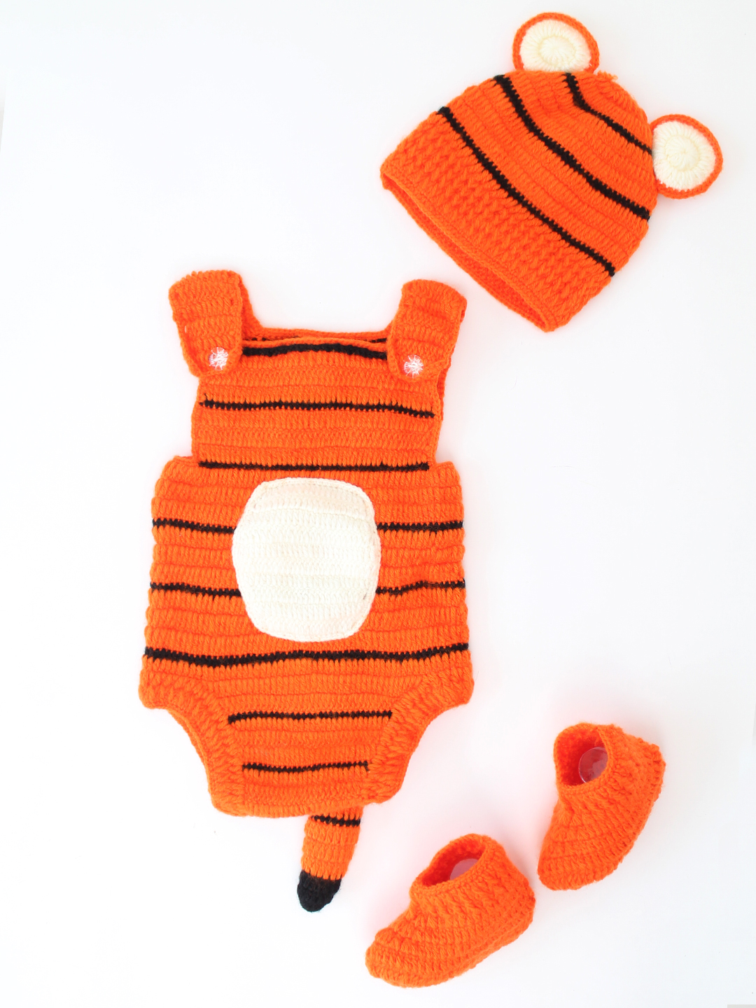Tiger Design Infant Photoprop - Orange Animal Photo Props