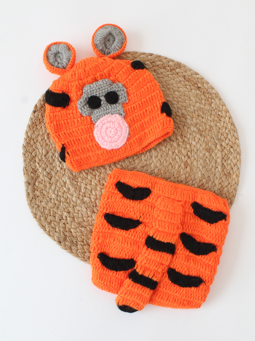 Tiger Photoprop - Orange Newborn Pic Props