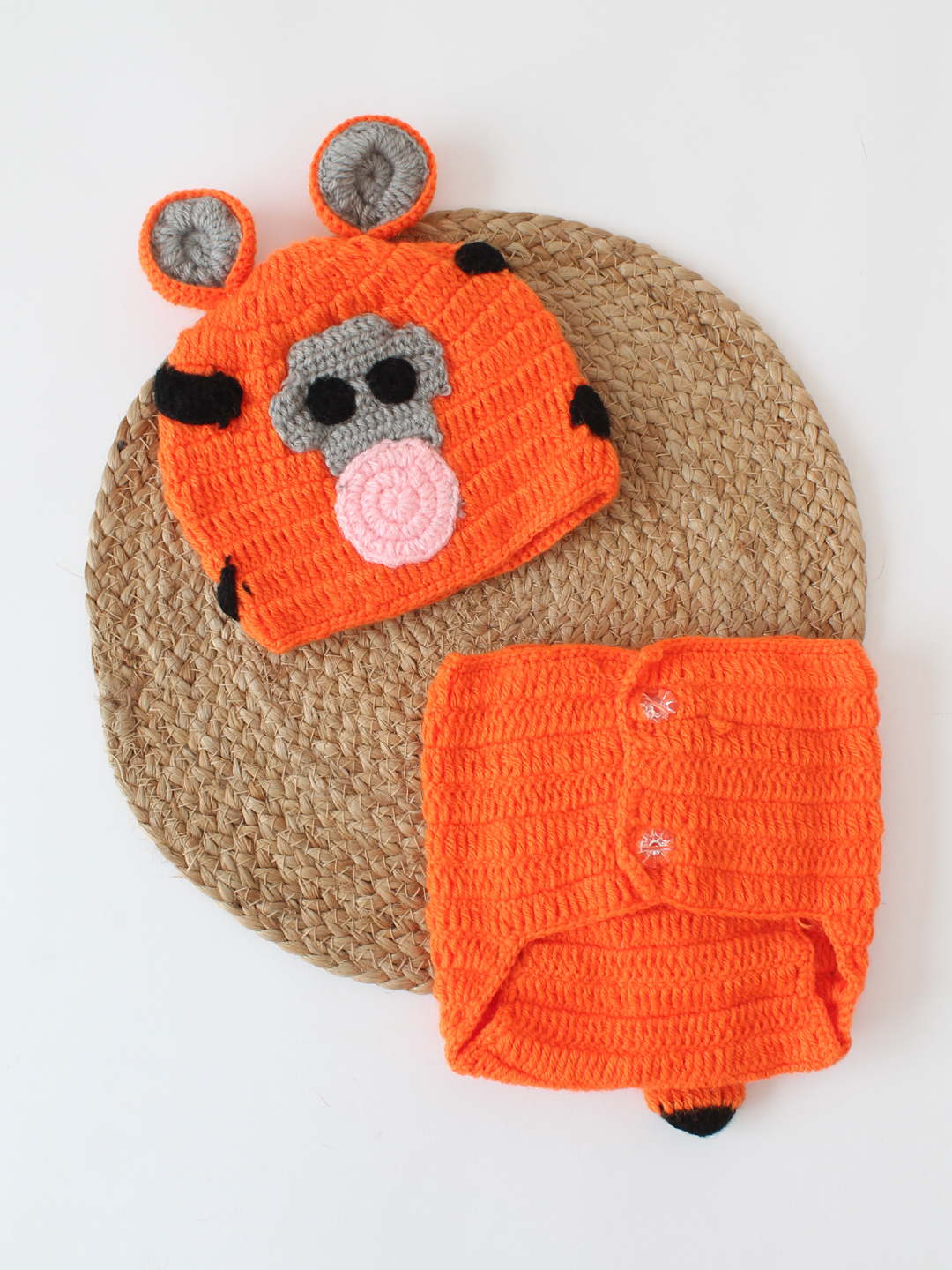 Tiger Photoprop - Orange Newborn Pic Props