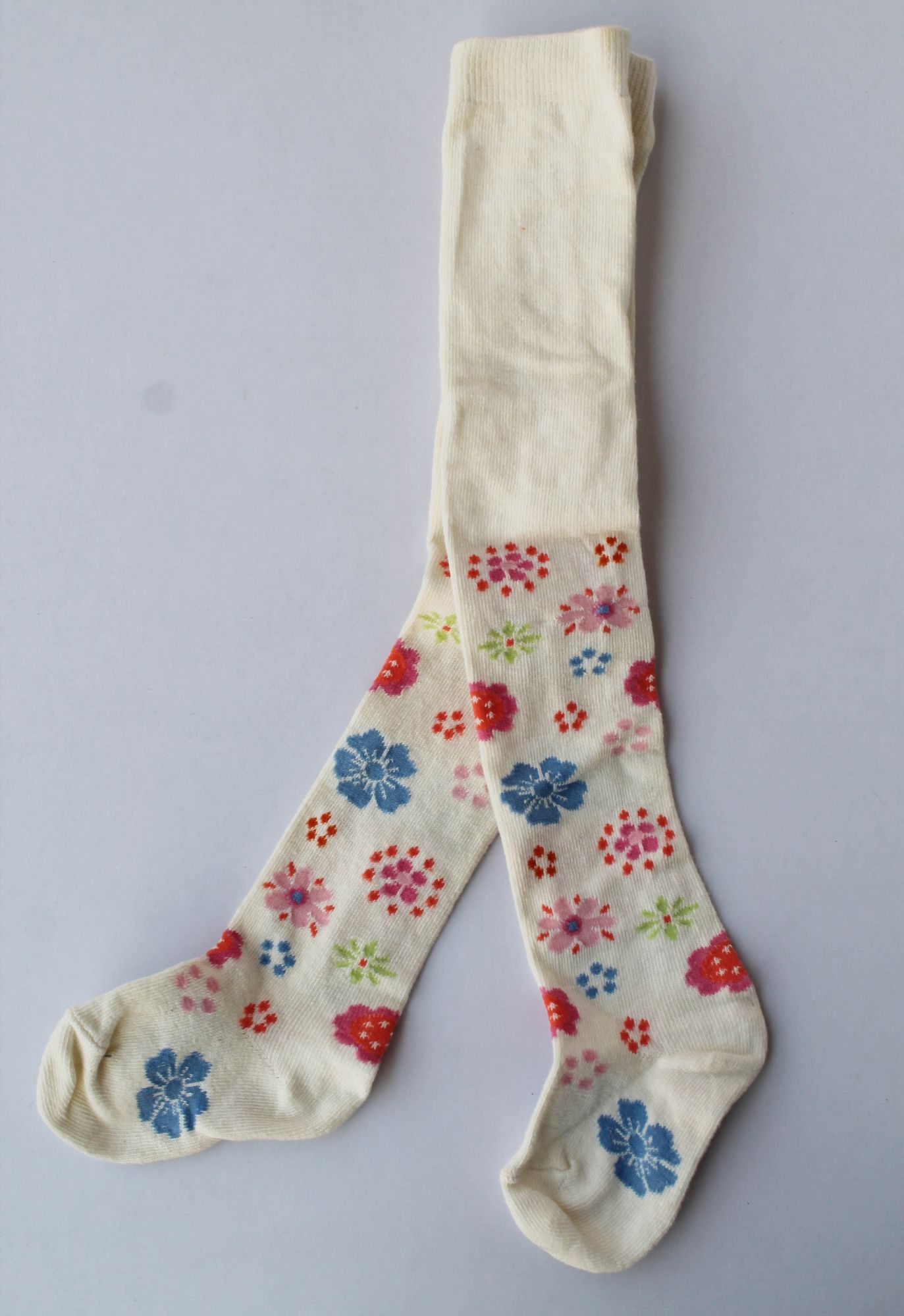 Floral Woolen Pantyhose Stockings for Girls