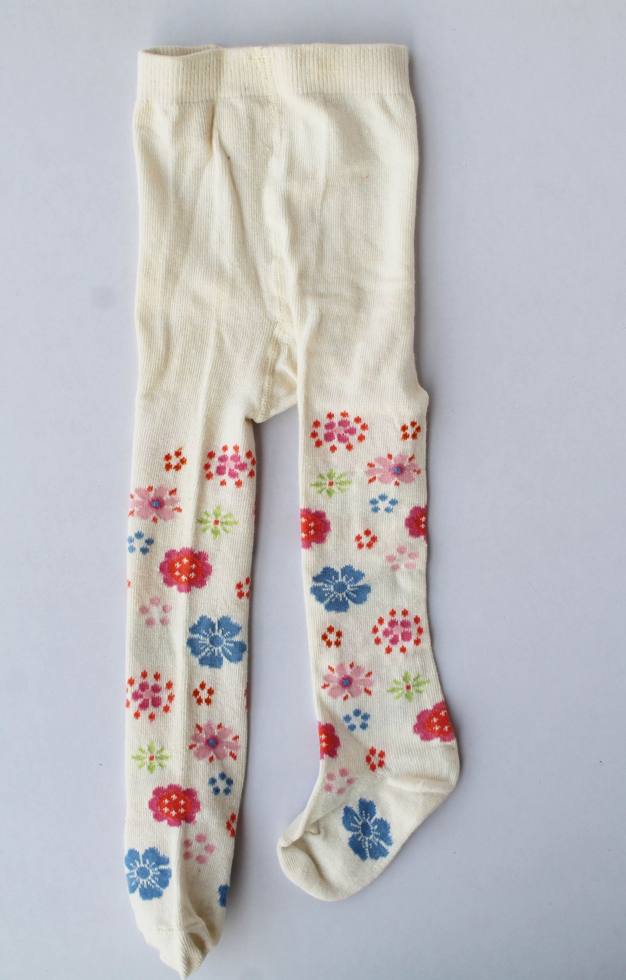 Floral Woolen Pantyhose Stockings for Girls