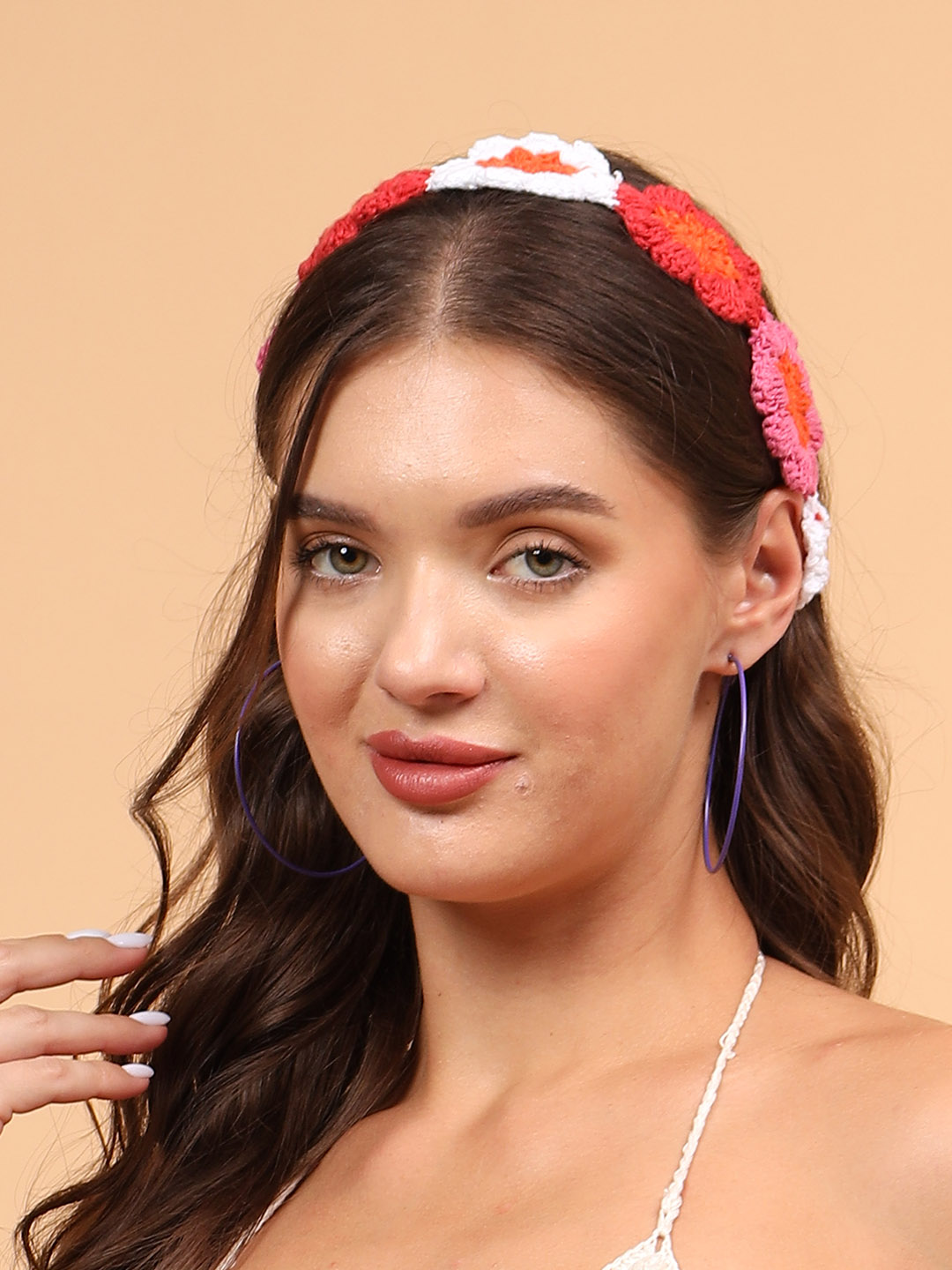 Women Crochet Floral Headband (Set of 3)