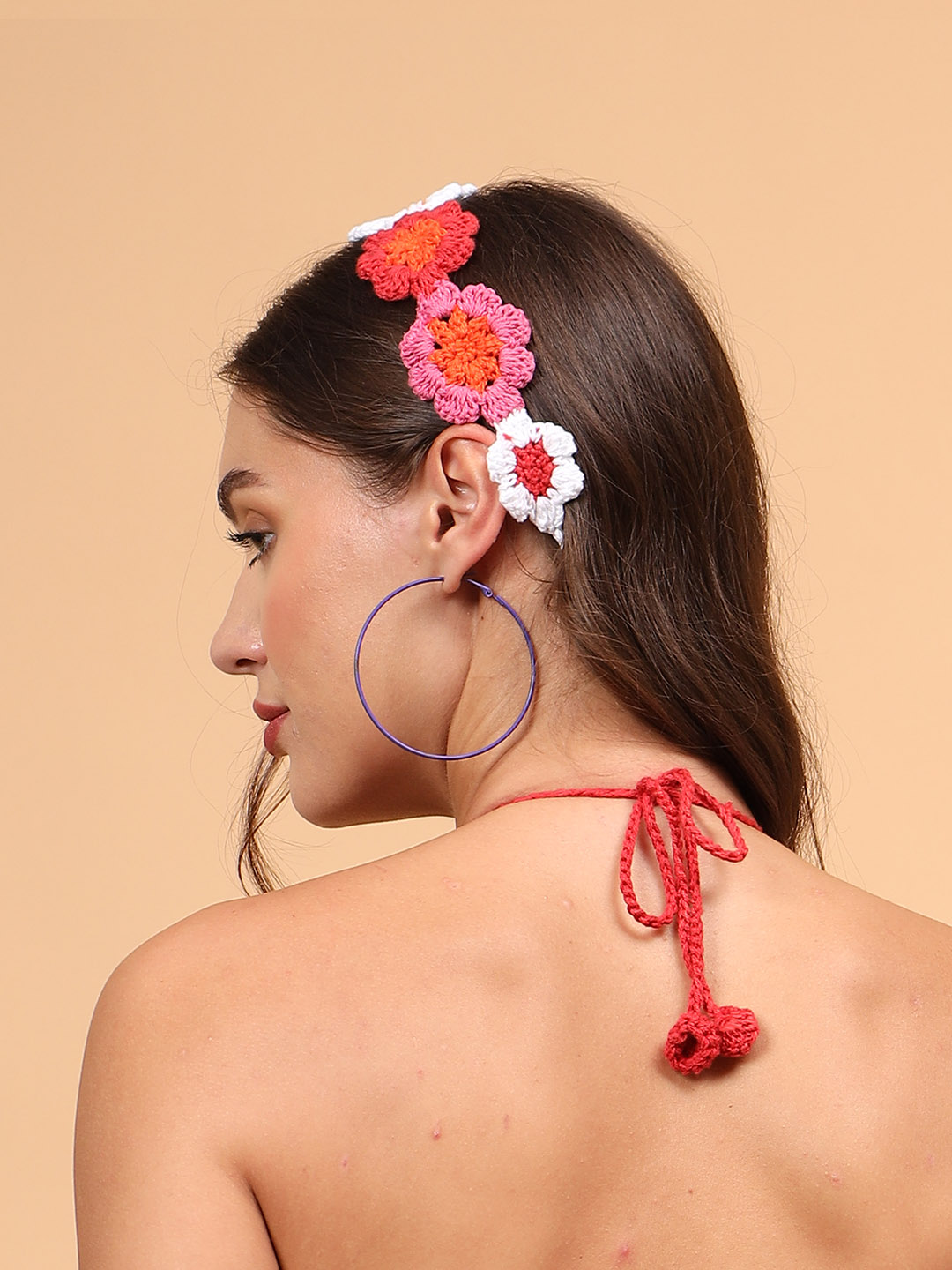 Women Crochet Floral Headband (Set of 3)