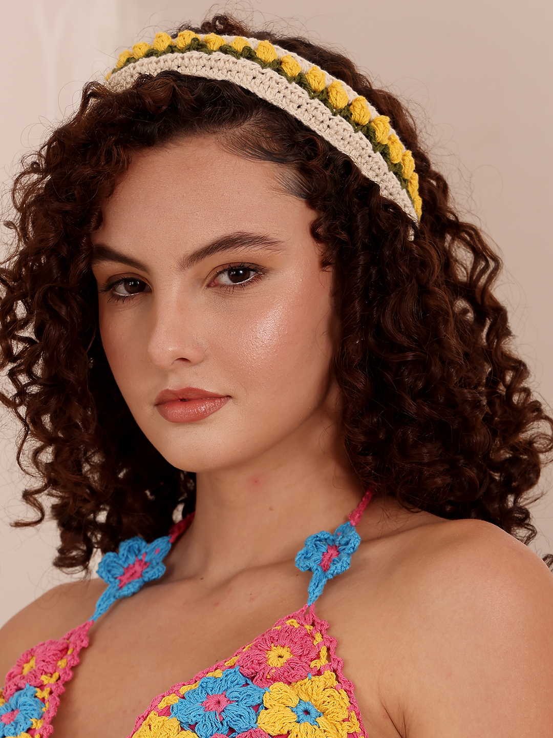 Women Crochet Floral Headband (Set of 3)