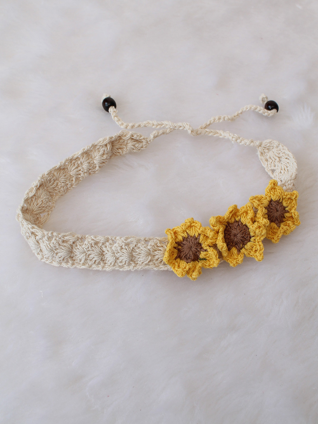 Women Crochet Floral Headband (Set of 3)