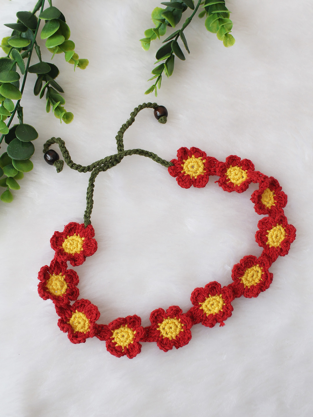 Women Crochet Floral Headband (Set of 3)
