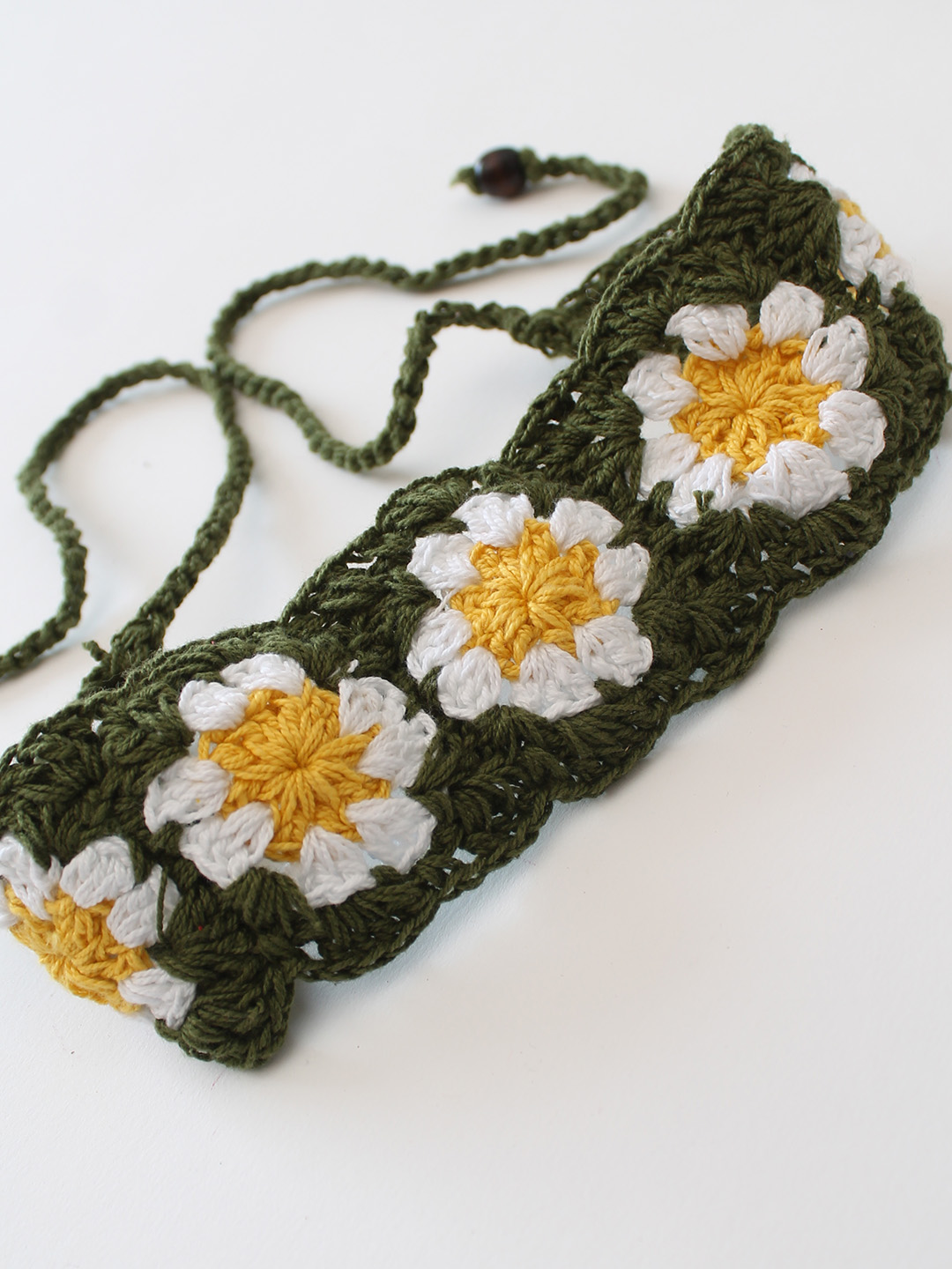 Women Crochet Floral Headband