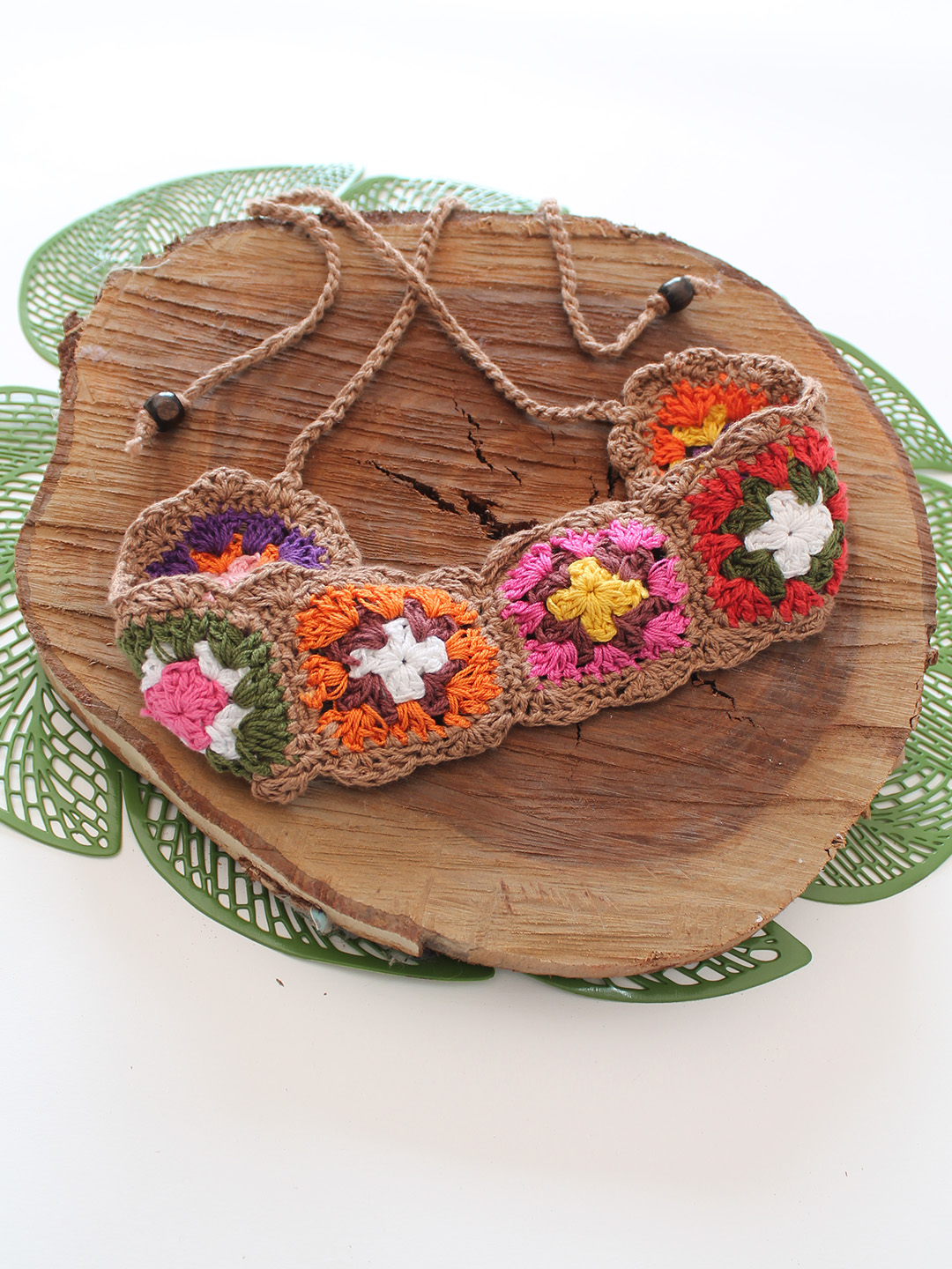 Women Crochet Floral Headband