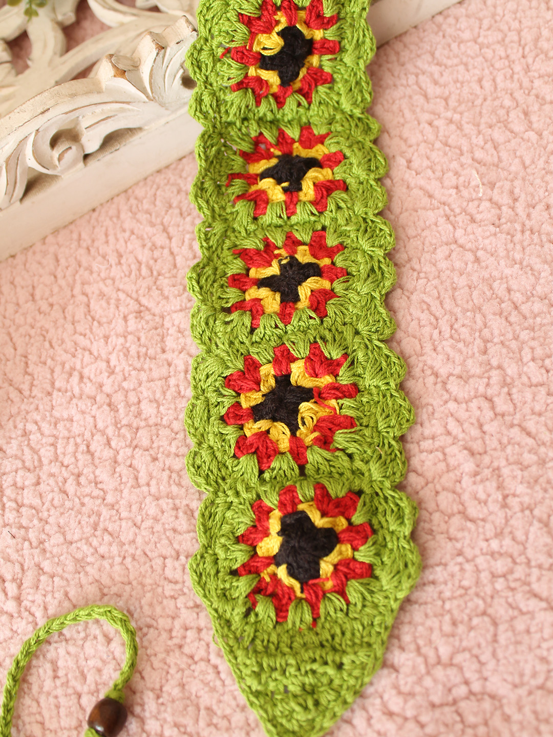 Velvery Granny Square Crochet Headband (Set of 2) - Multicolor
