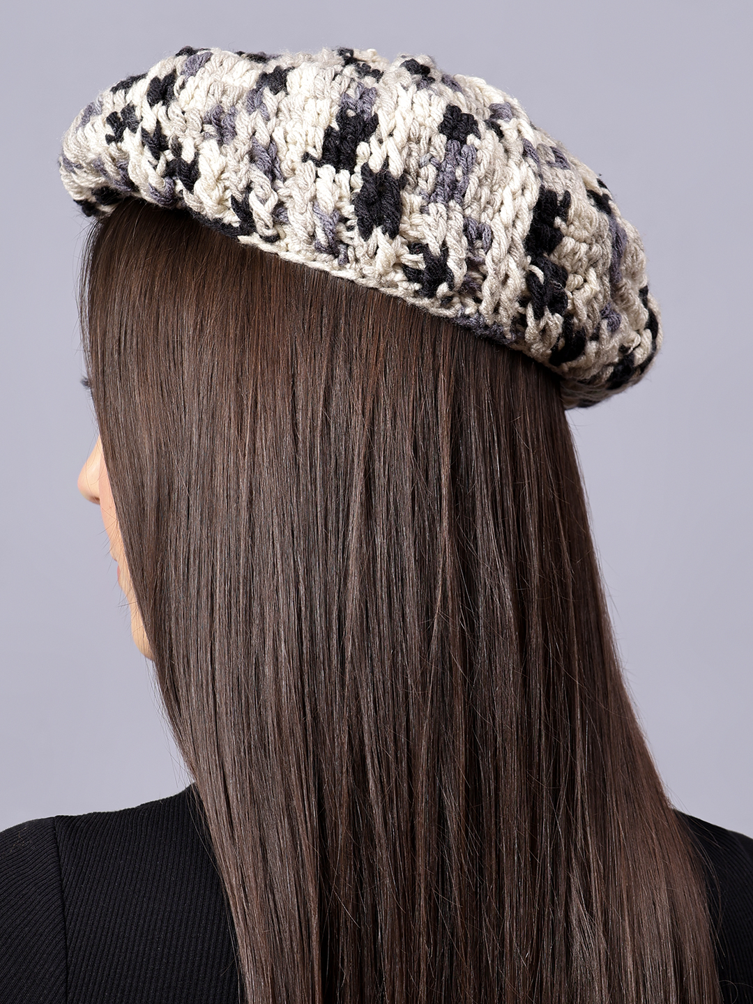 Velvery Handknitted Beanie Cap - Multicolor