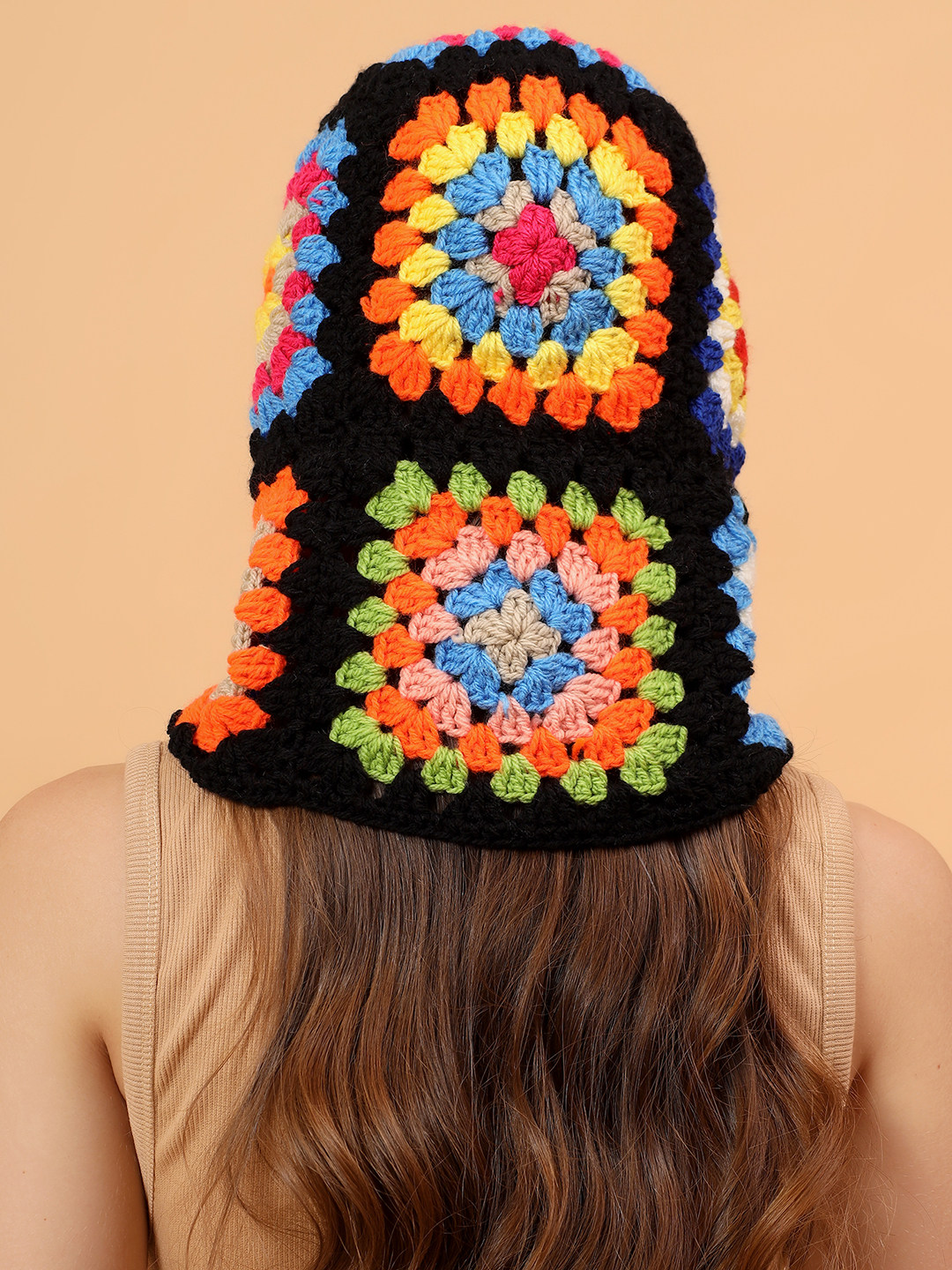 Velvery Crochet Adult Balaclava - Multicolor