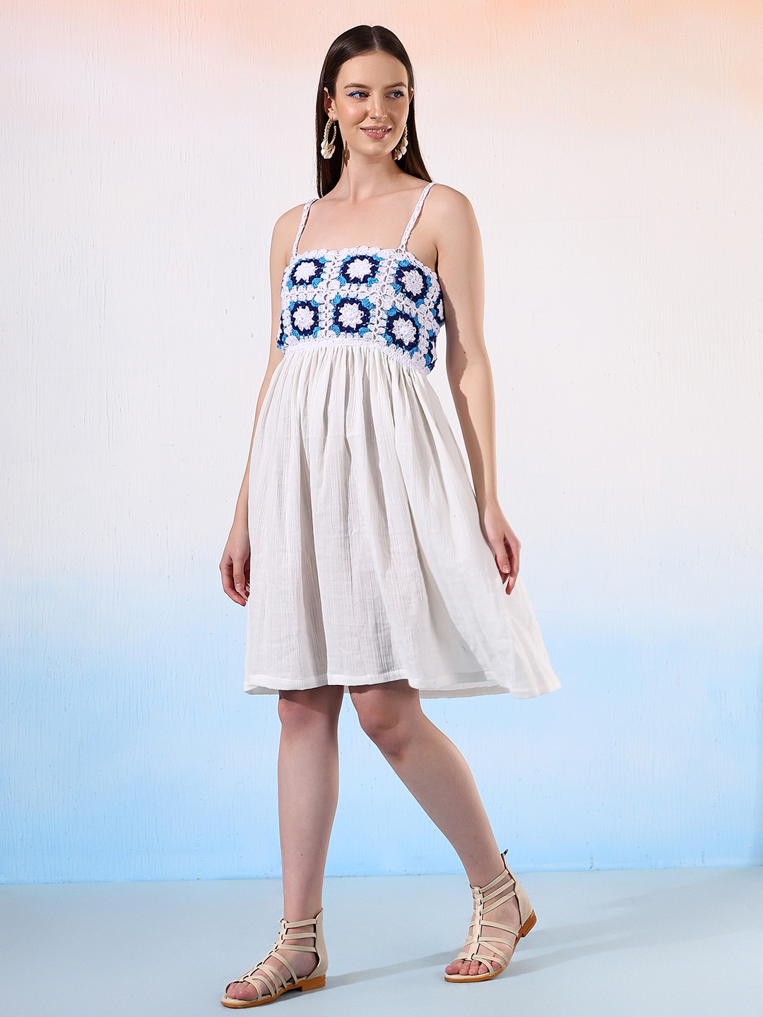 Velvery Crochet Summer Dress