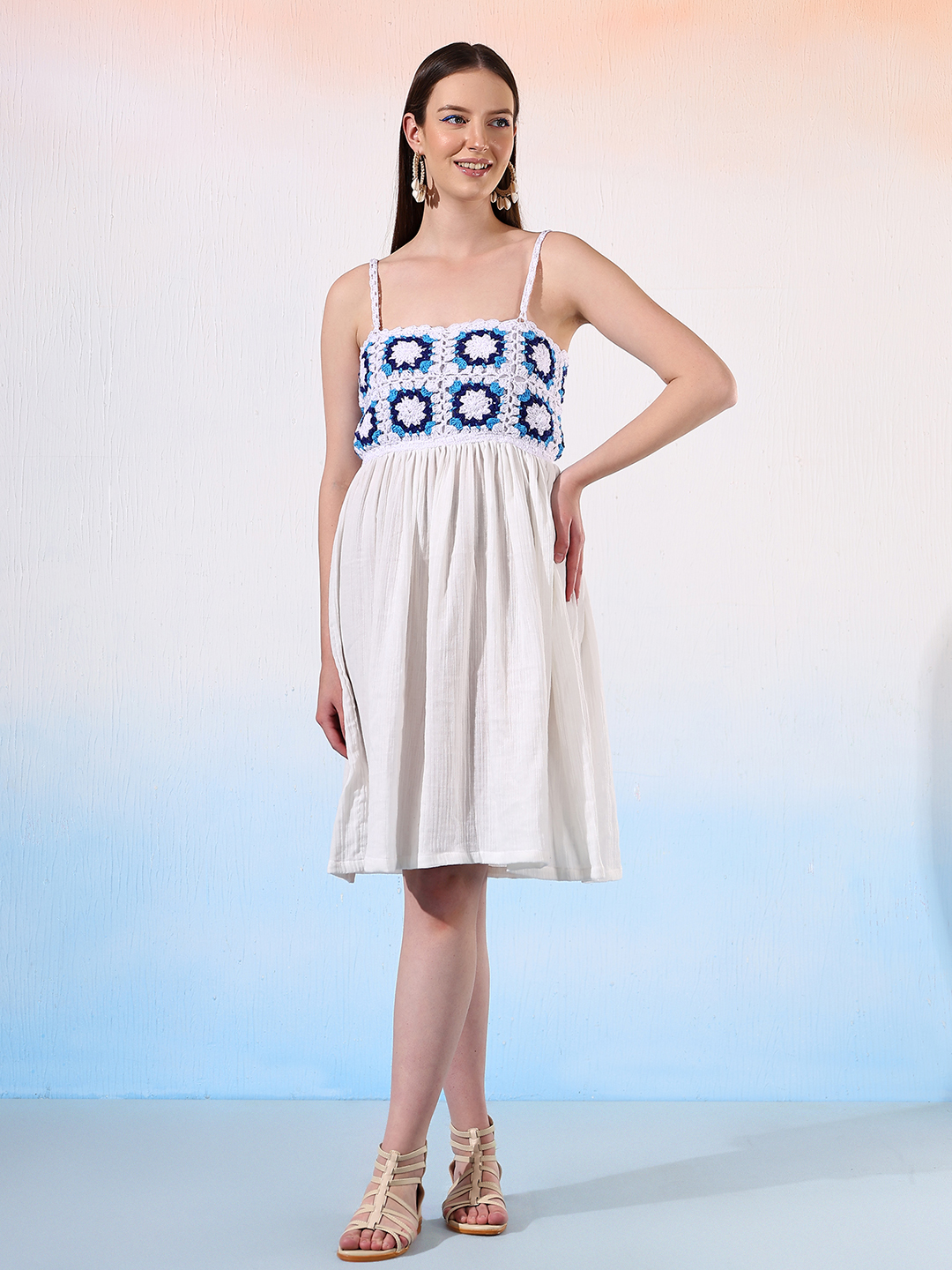 Velvery Crochet Summer Dress