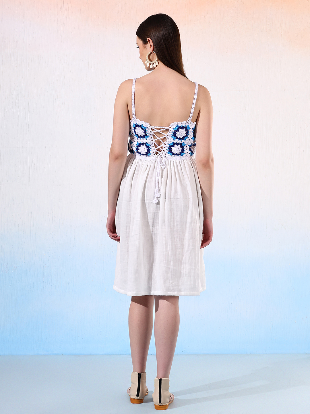 Velvery Crochet Summer Dress