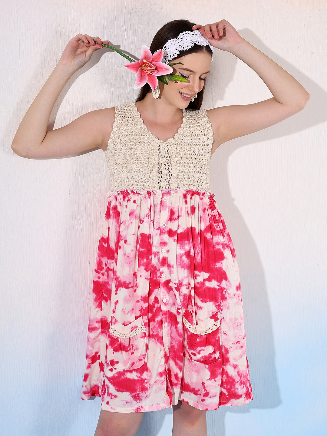 Velvery Crochet Summer Dress