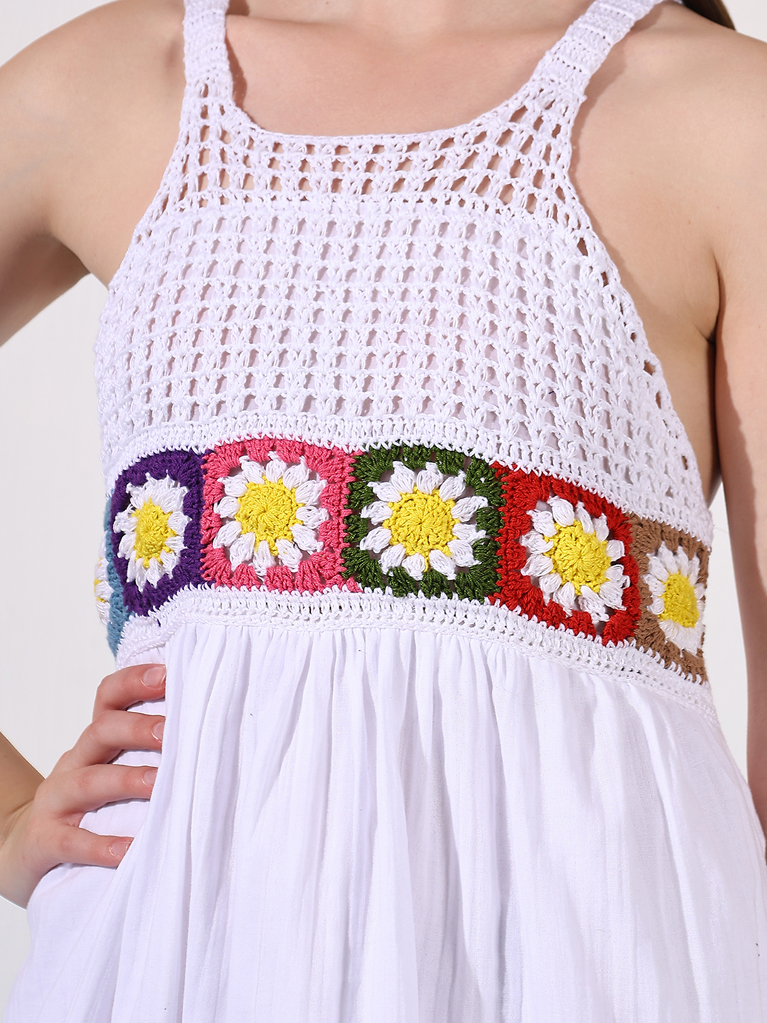 Velvery Summer Beachwear Handmade Dress