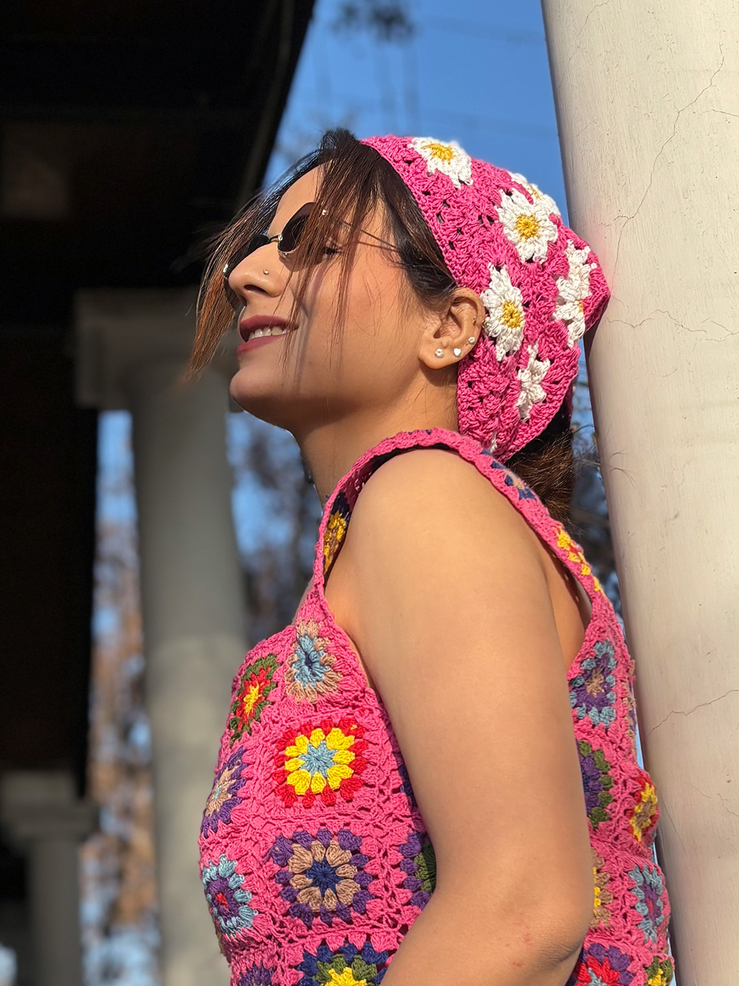 Velvery Crochet Bandana For Women