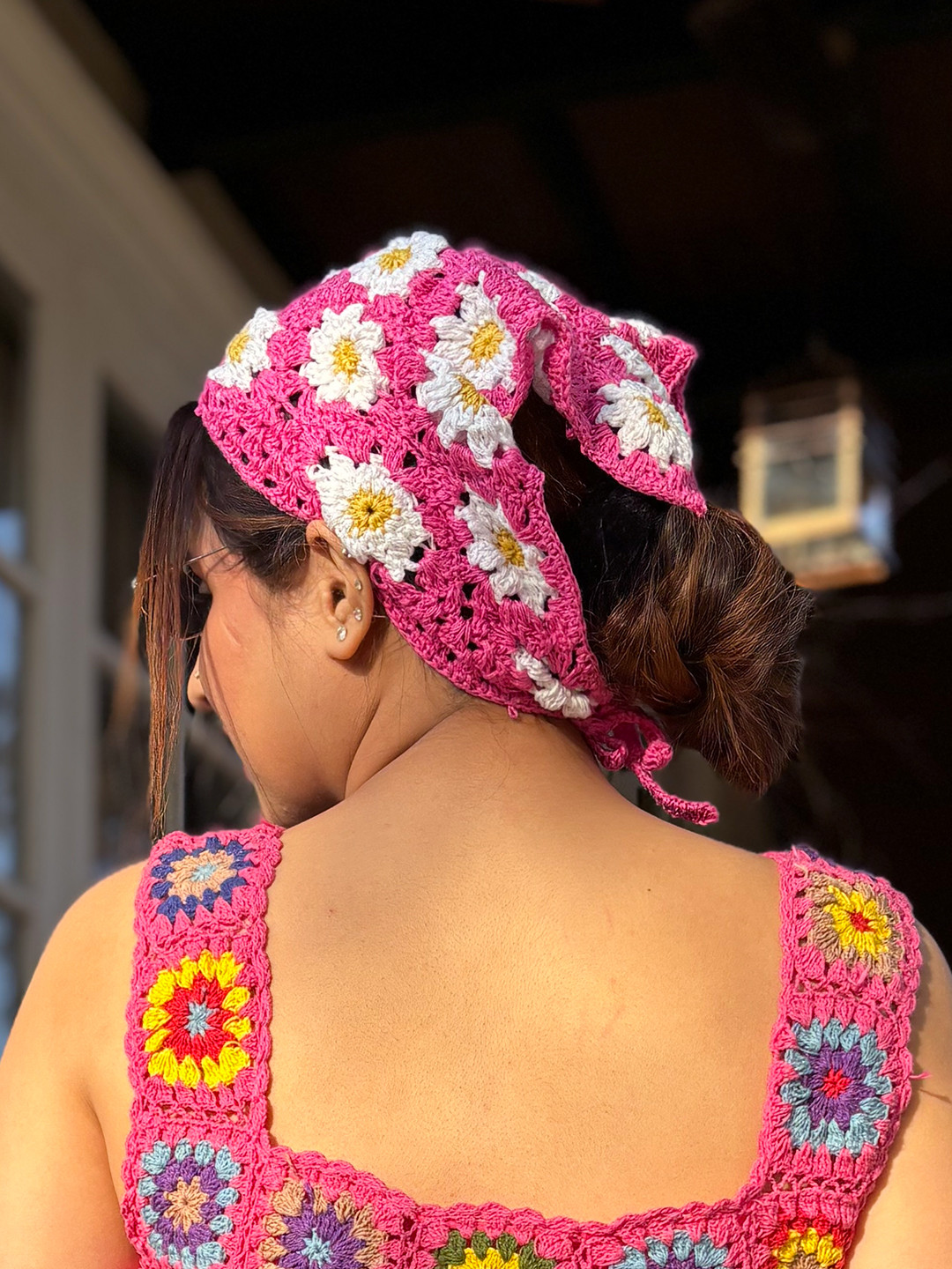 Velvery Crochet Bandana For Women