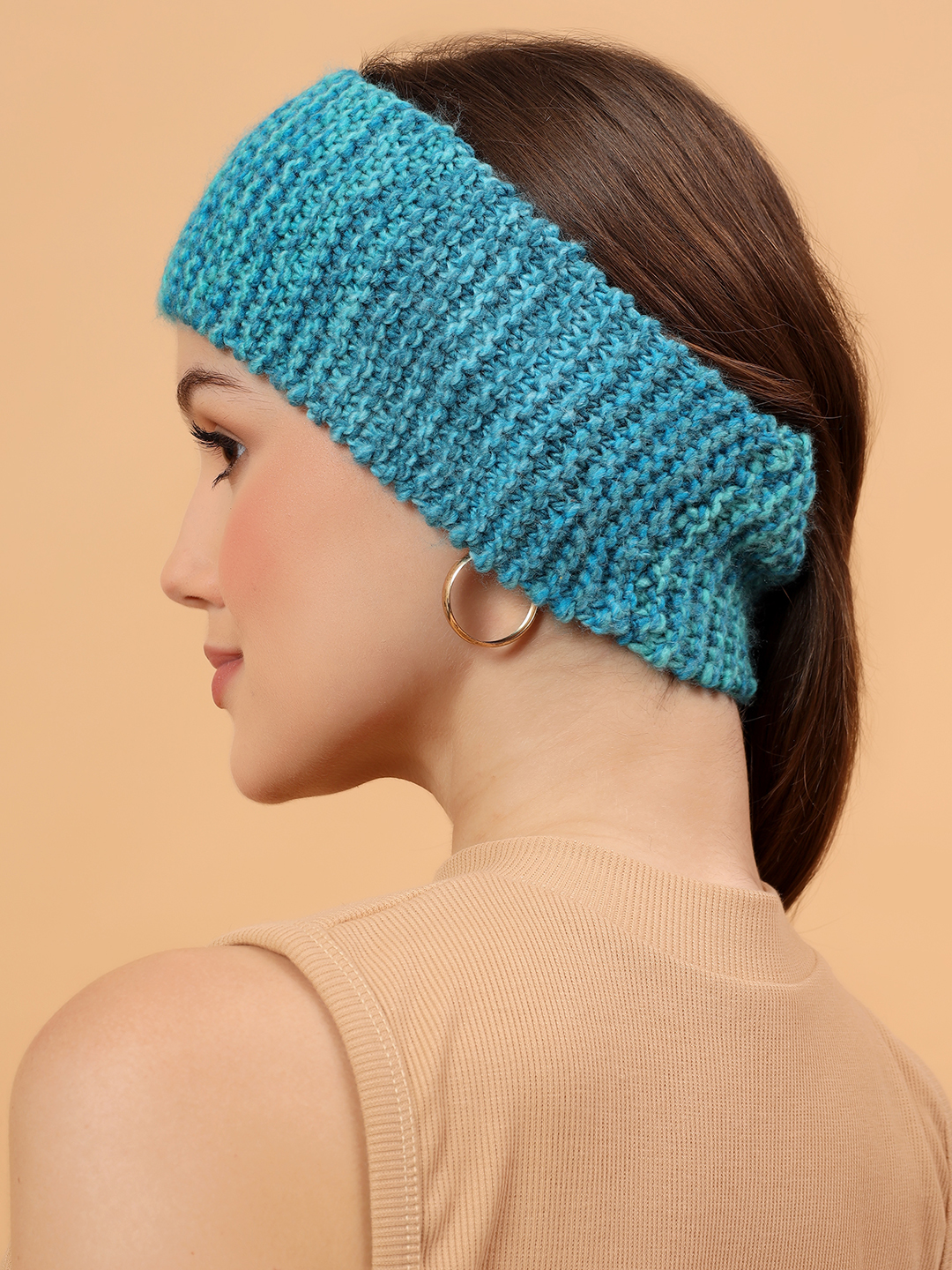 Velvery Handknitted Headwrap - Sky Blue