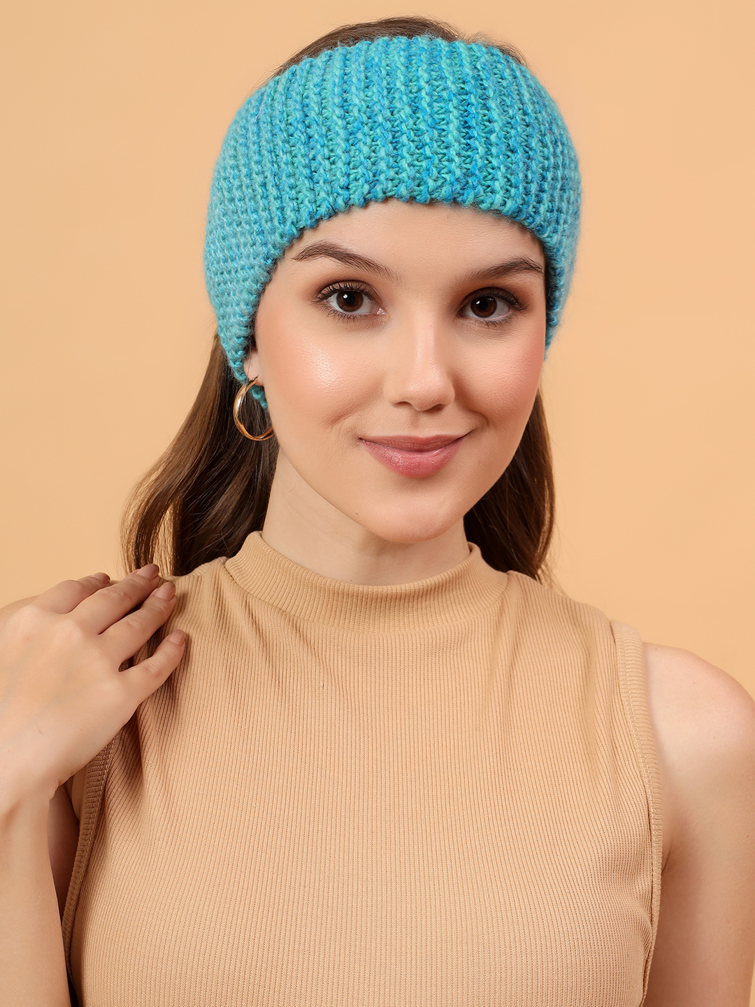 Velvery Handknitted Headwrap - Sky Blue