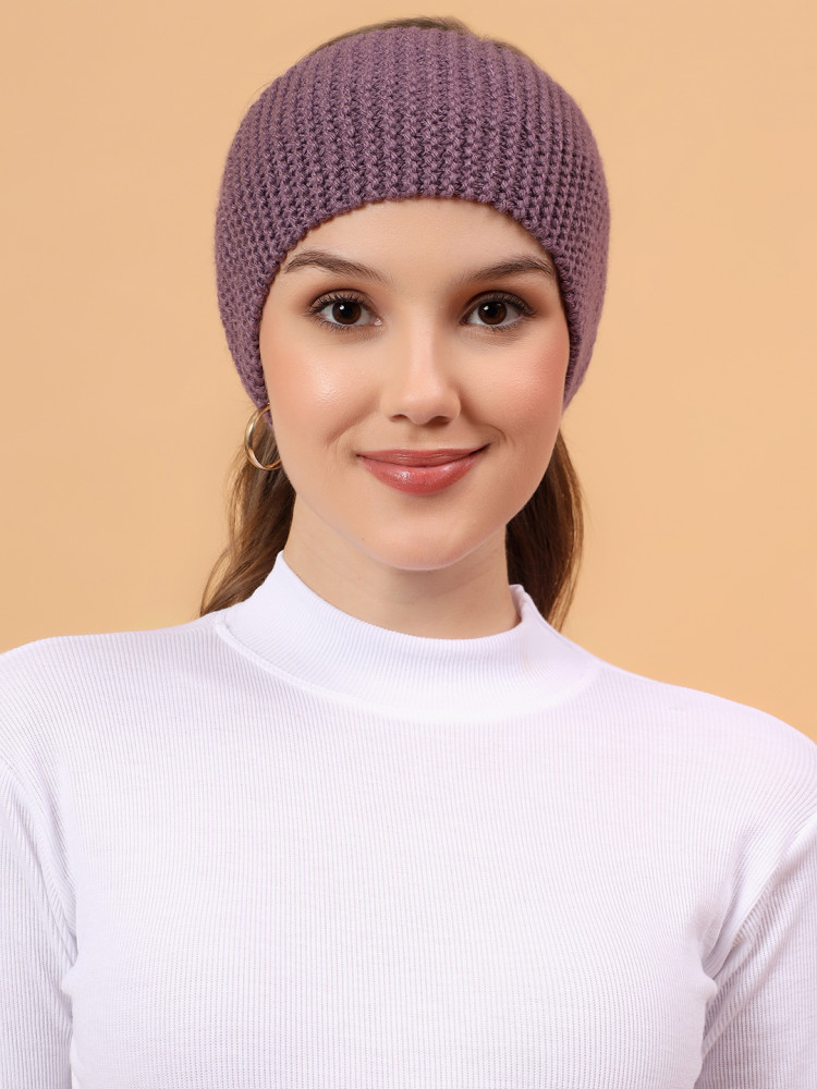 Image of Velvery Handknitted Headband - Purple