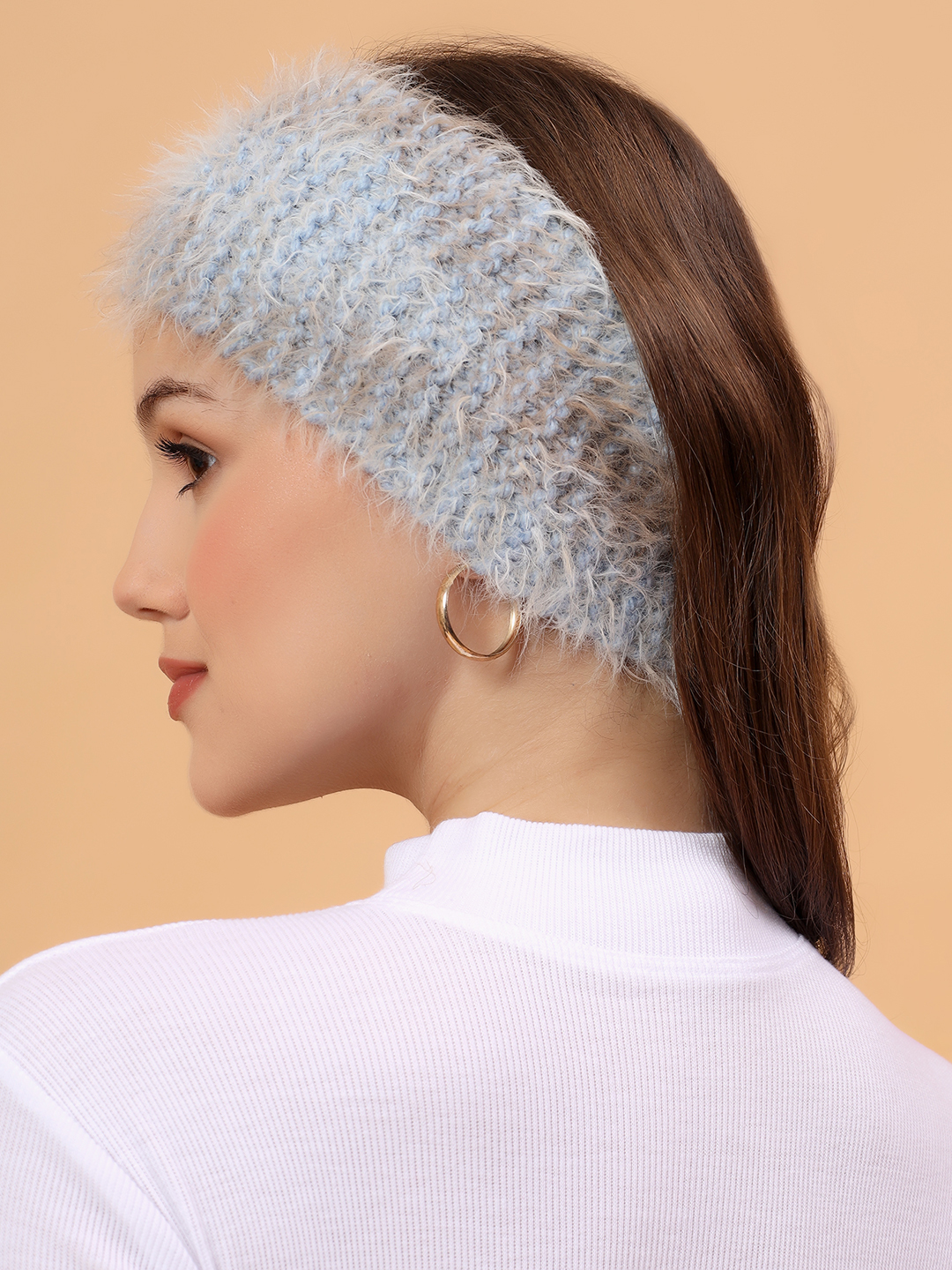 Velvery Handknitted Headband - Sky Blue