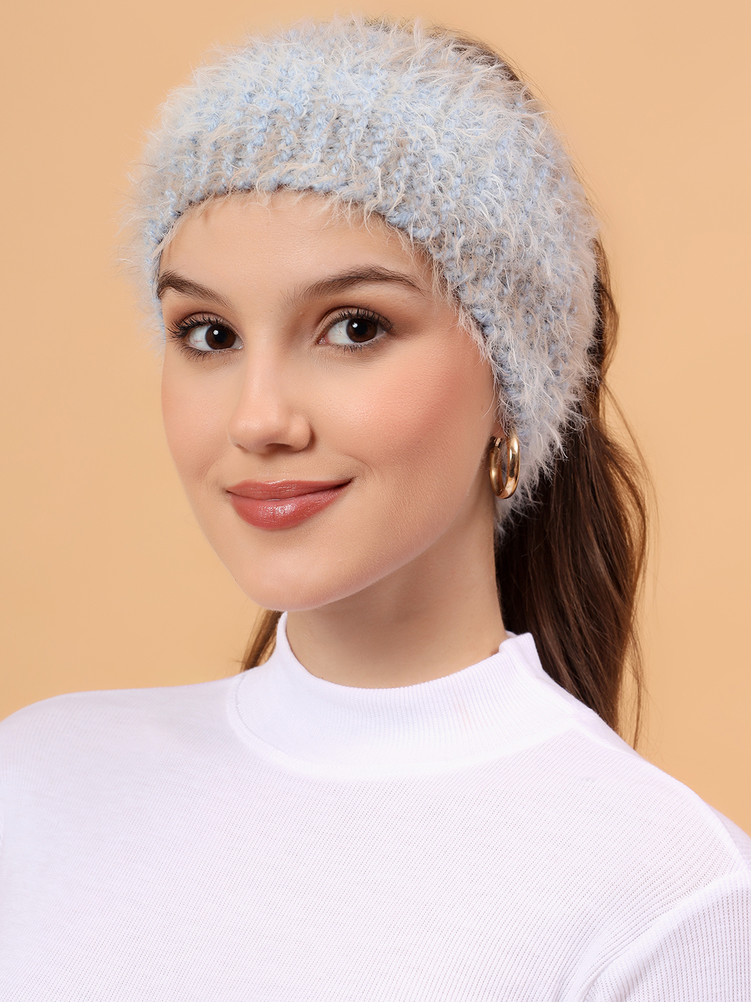 Velvery Handknitted Headband - Sky Blue