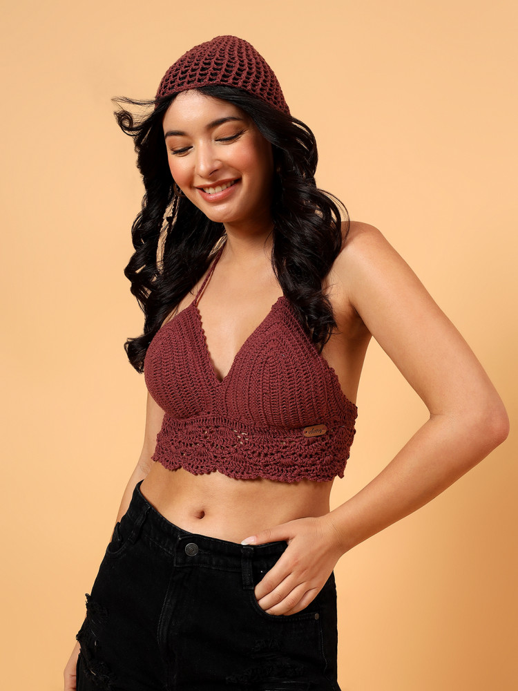 Image of Crochet Bralette Top