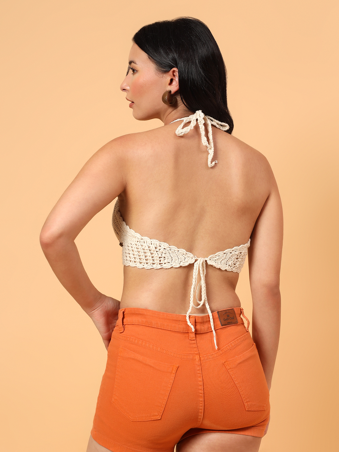 Beachwear Trendy Bralette  Off White