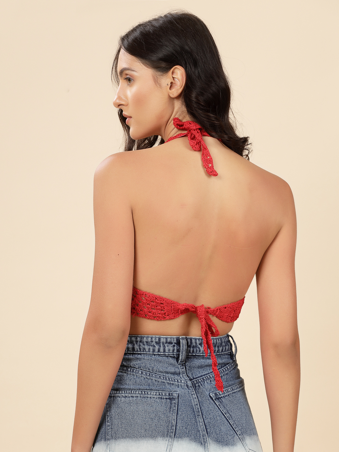 Velvery Striped Beachwear Bralette - Multi