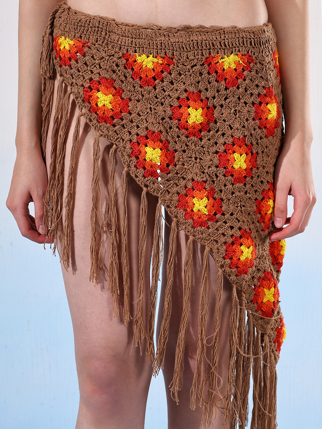 Velvery Bohemian Crochet Halterneck Bralette Top