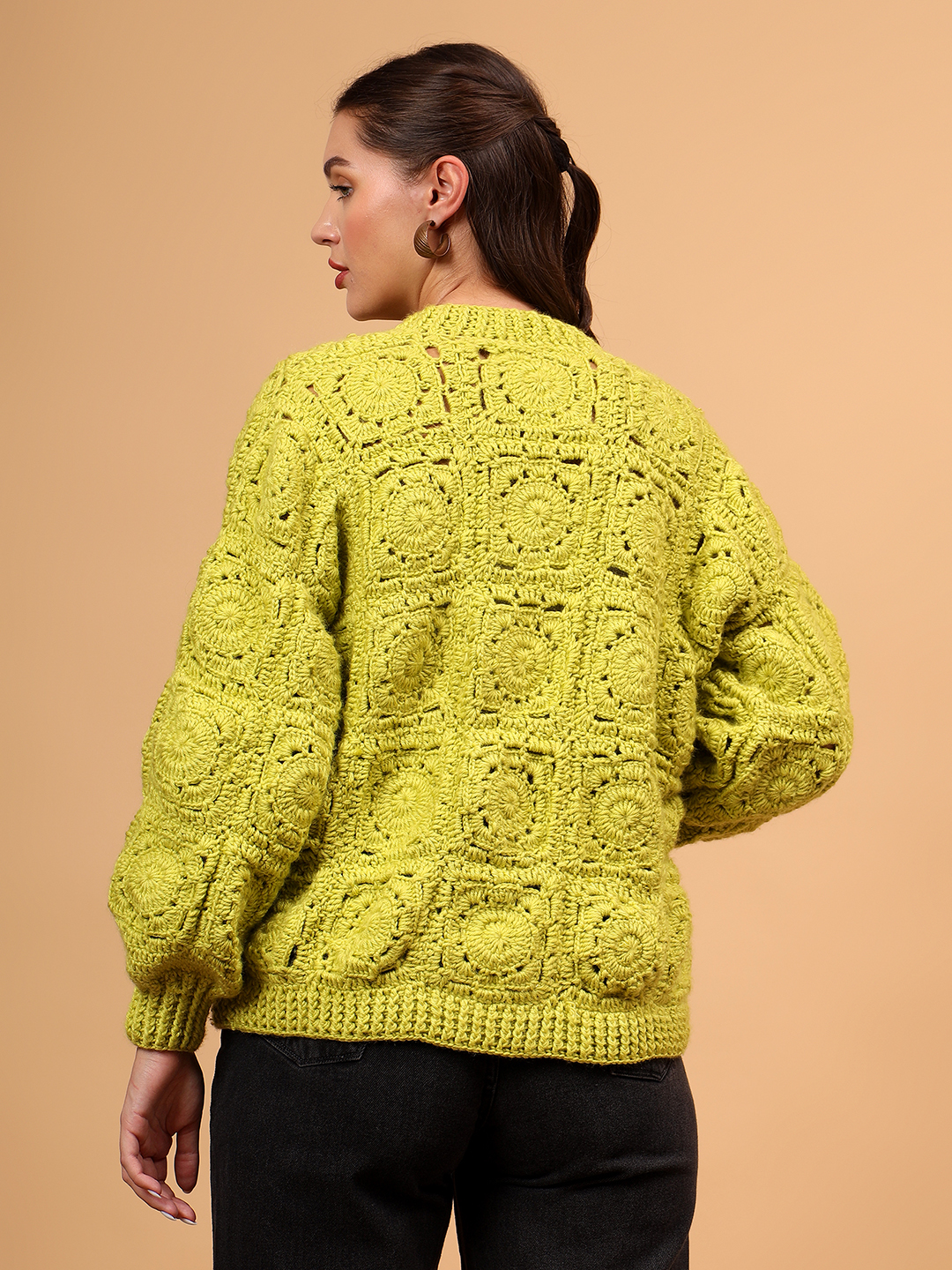 Self Design Crochet Sweater
