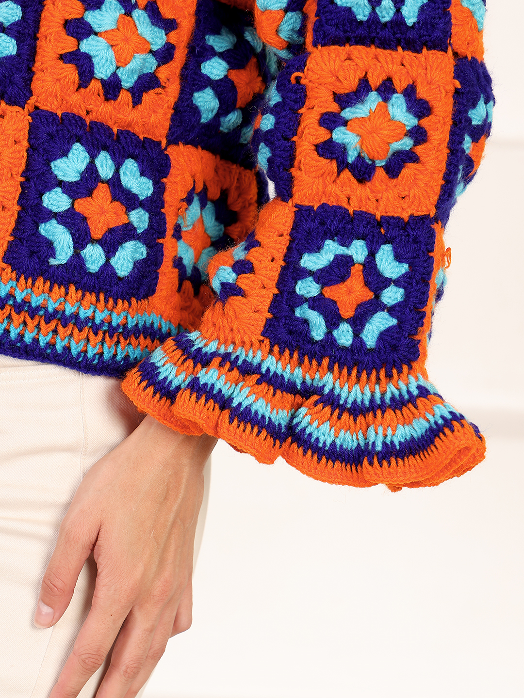 Crochet Sunshine Cardigan - Multicolor